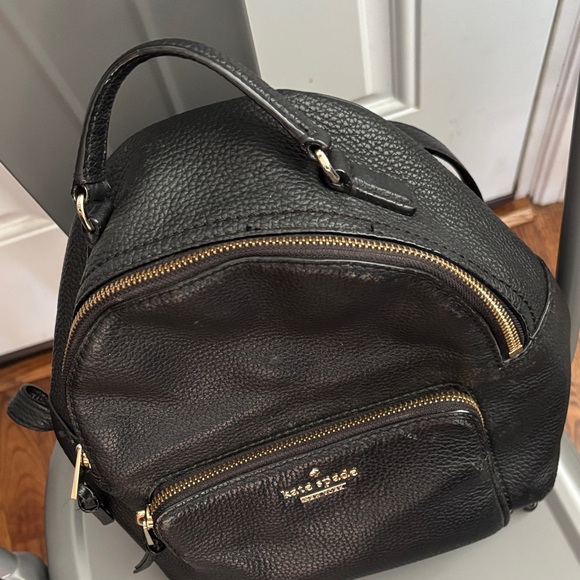ackson street large keleigh leather backpack Kate Spade Jackson Street Keleigh black mini backpack all leather